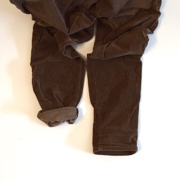 Citizens of Humanity Avedon Velvet Corduroy Pants in Chocolate Brown - Picture 6 of 12